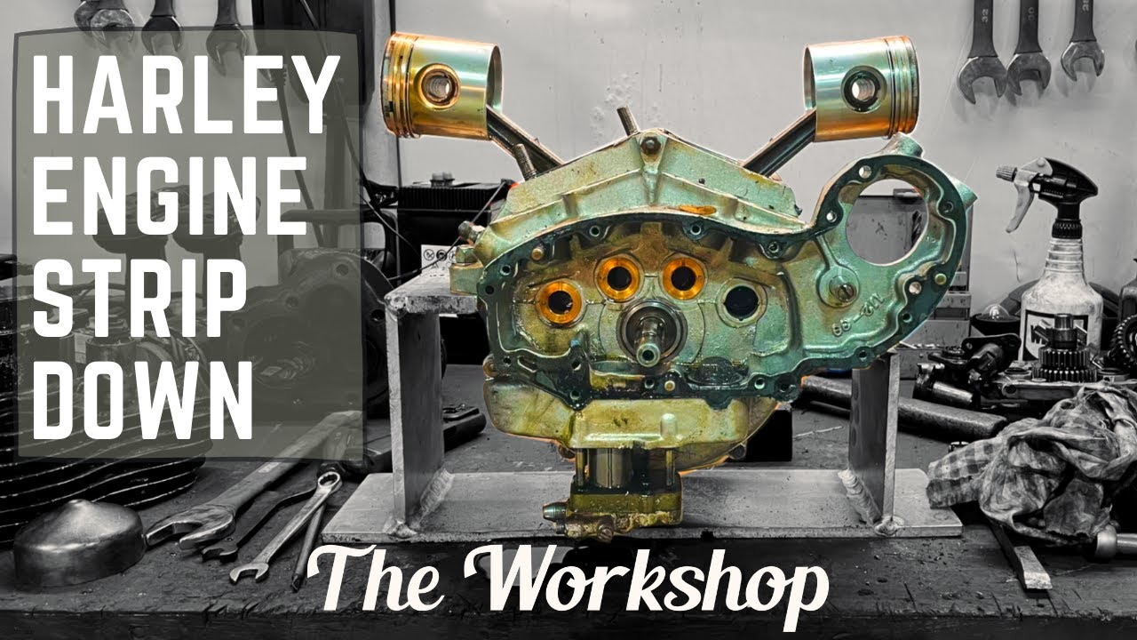 Harley Davidson WLC 45ci engine strip down / ep132