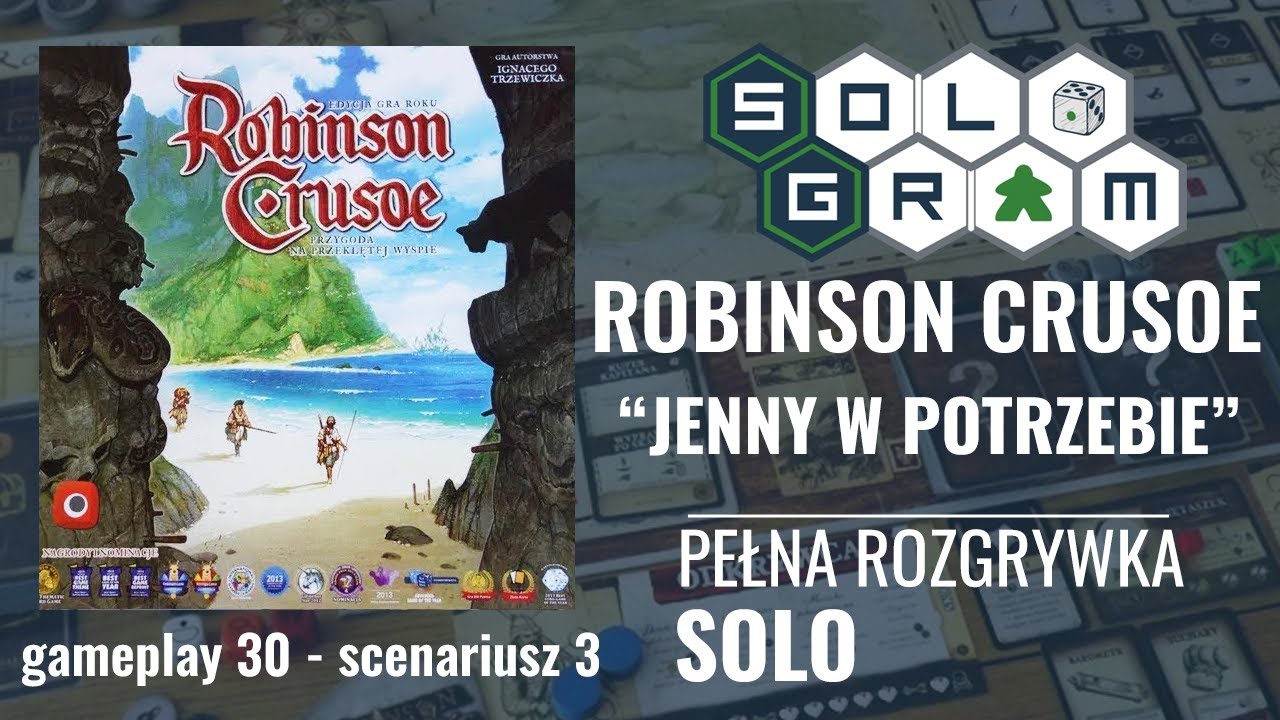 Robinson Crusoe | Scenariusz 3: Jenny w potrzebie | pełna rozgrywka solo | gameplay 30