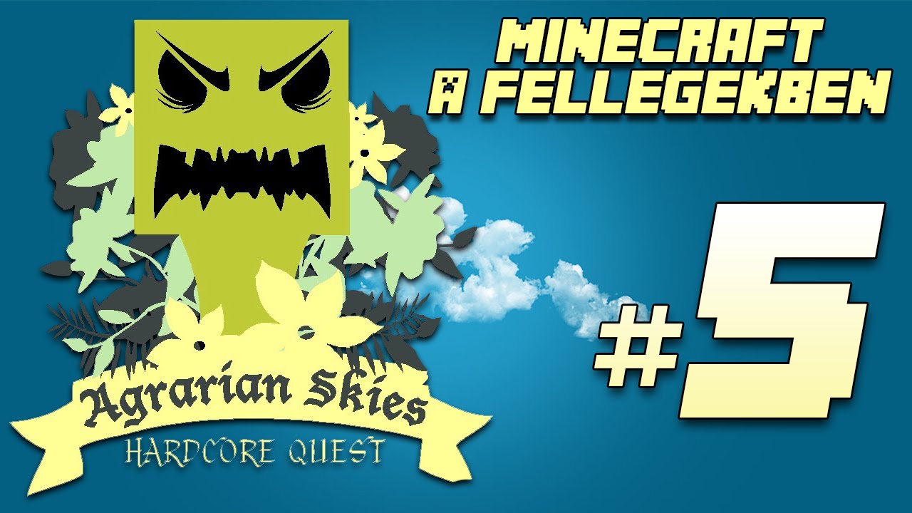 Minecraft - Hardcore Questing - Agrarian Skies sorozat - EP5 - Érc automatizálás