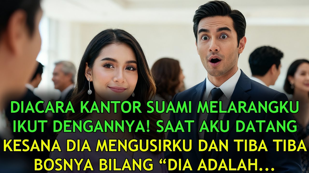 DIACARA PERUSAHAAN SUAMI MELARANGKU IKUT DENGANNYA, SAAT AKU DATANG DIA MENGUSIRKU! LALU...