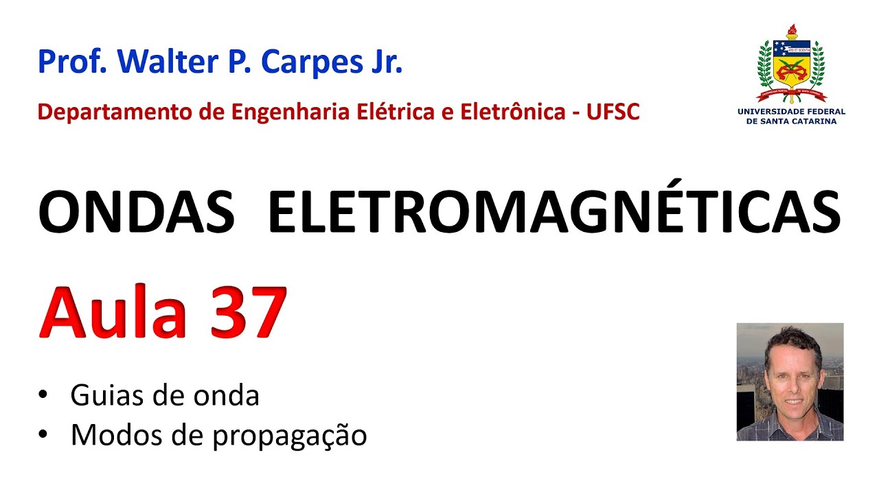 Aula 37: Guias de onda e modos de propagação (TEM, TE e TM)