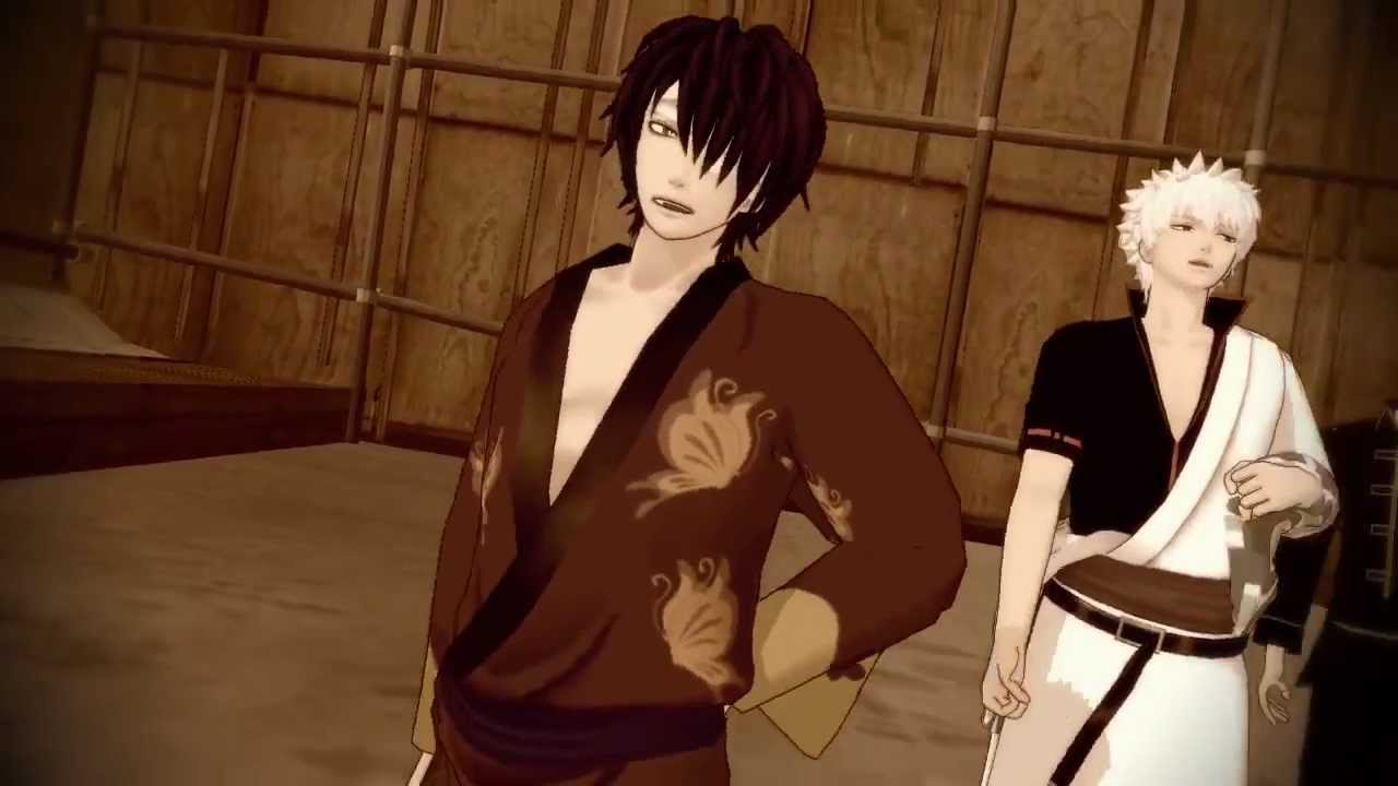 【Gintama MMD】kiss me 愛してる