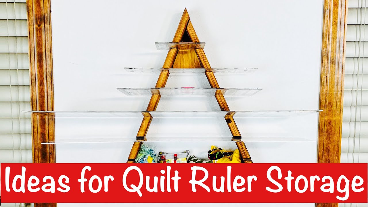 Ideas for Quilt Ruler Storage