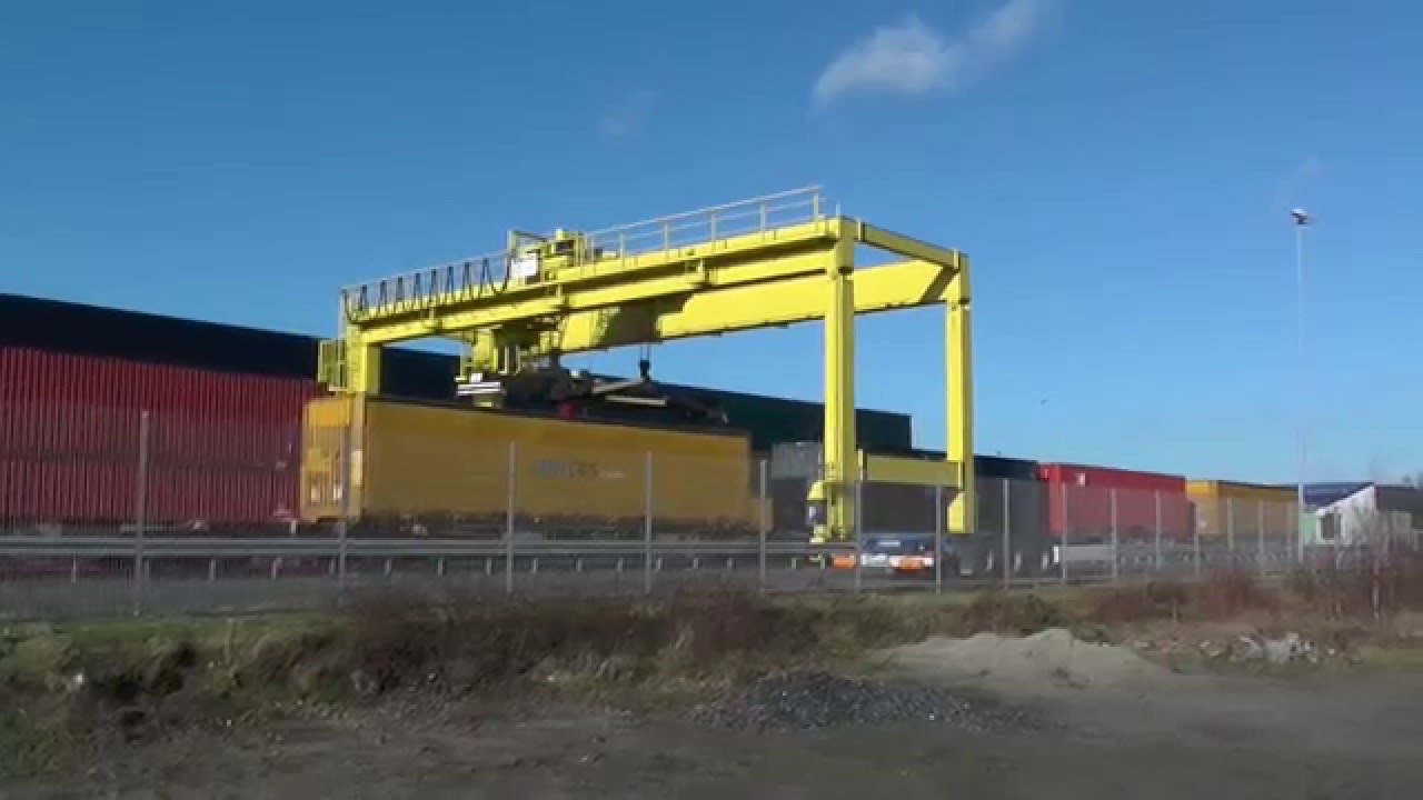 Operatie as op de modelspoorbaan - Container Terminal Rheine