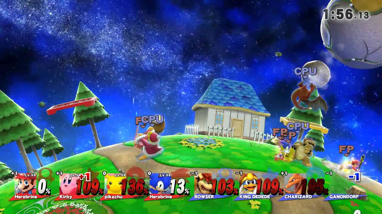 Level 50 Amiibo VS Level 9 CPUS