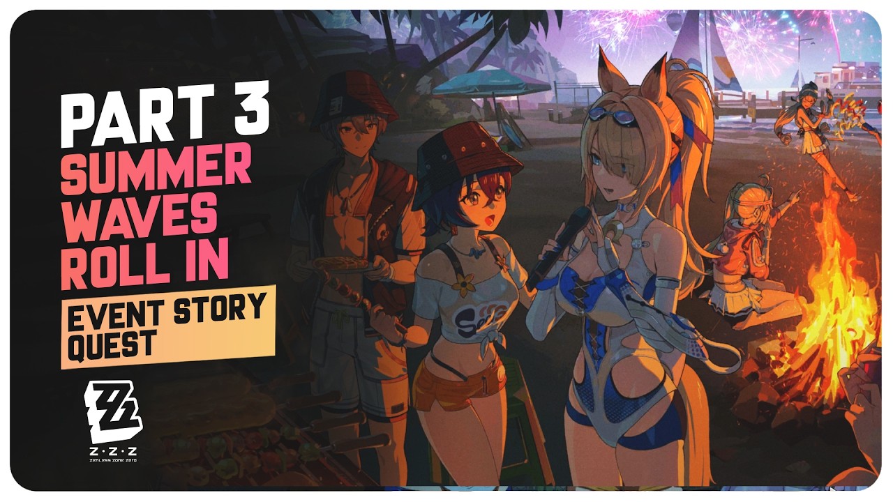 Summer Waves Roll In (Full Event Story Quest) | Zenless Zone Zero 3.1