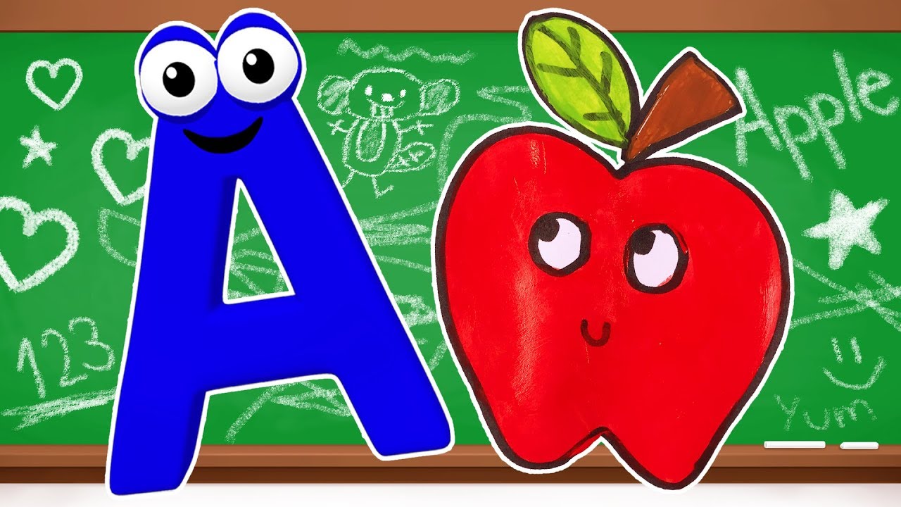 АВС песня.Учите алфавит для детей при помощи детских стишков.
