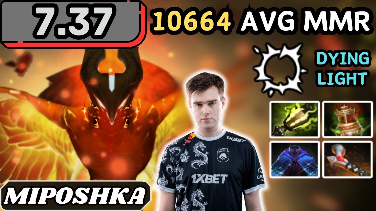 7.37 - Miposhka PHOENIX Hard Support Gameplay - Dota 2 Full Match Gameplay