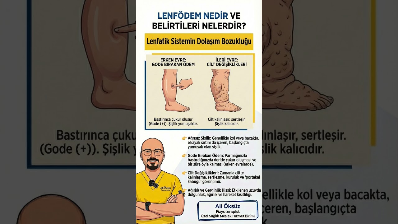 Lenfödem nedir ve Belirtileri nelerdir? 