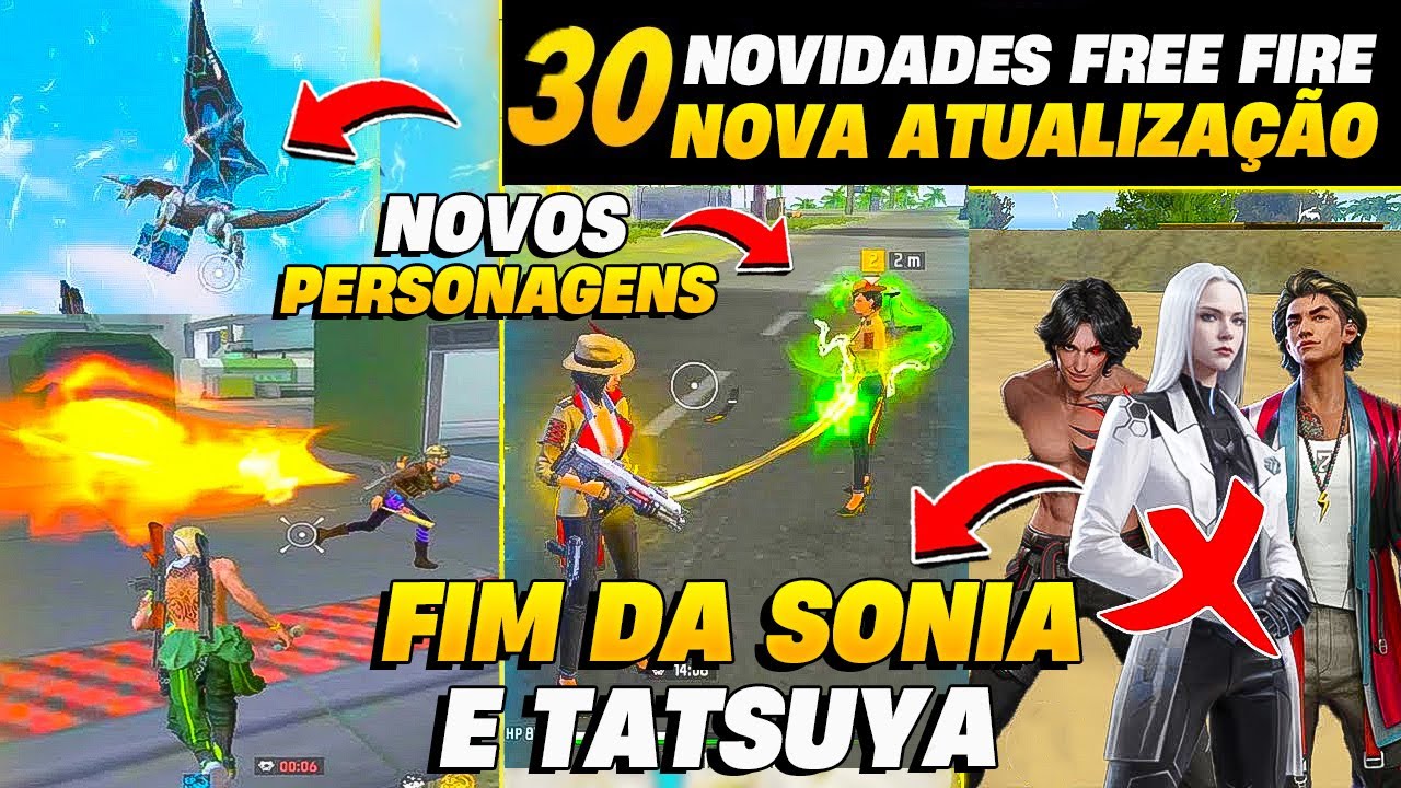 ATUALIZOU! O NOVO FREE FIRE ESTÁ INCRÍVEL, VEJA TUDO QUE CHEGOU NA NOVA ATUALIZAÇÃO! FREE FIRE DICAS