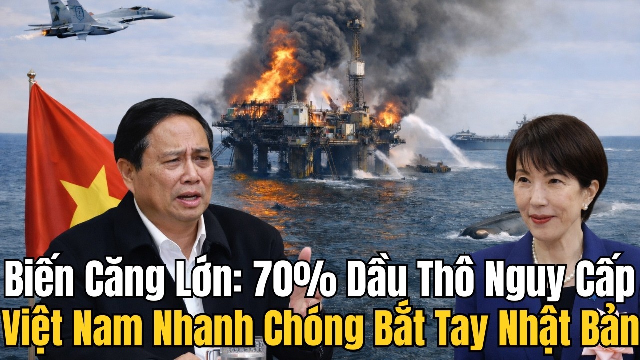 Biến Căng Lớn 70% Dầu Thô Nguy Cấp, Việt Nam Nhanh Chóng Bắt Tay Nhật Bản & Hàn Quốc