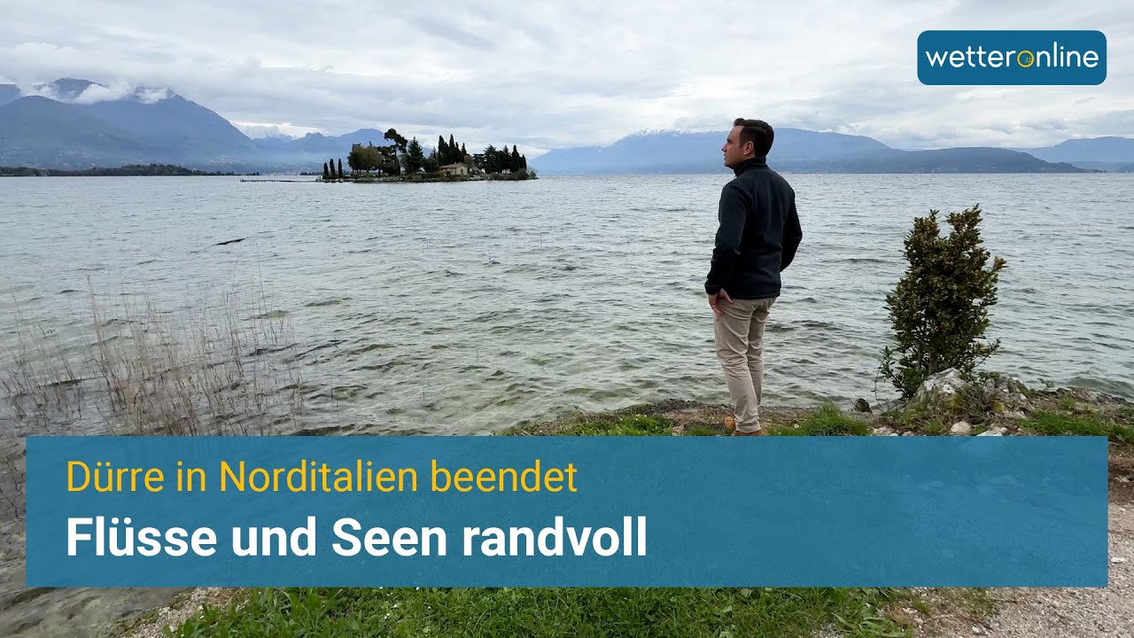 Dürre am Gardasee beendet