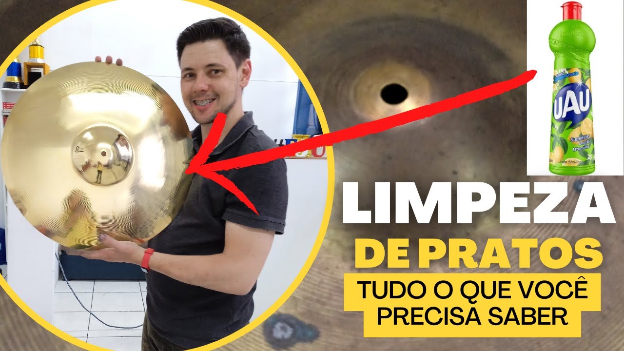LIMPEZA DE PRATOS DE BATERIA - [TUDO O QUE VOCÊ PRECISA SABER] (TUTORIAL) *2023* - THIAGO PANZA
