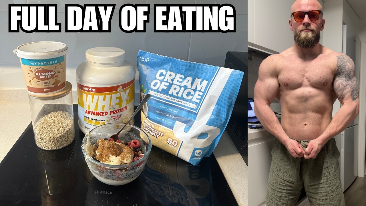 Full day of eating + training on competition prep | 13.5 weeks out