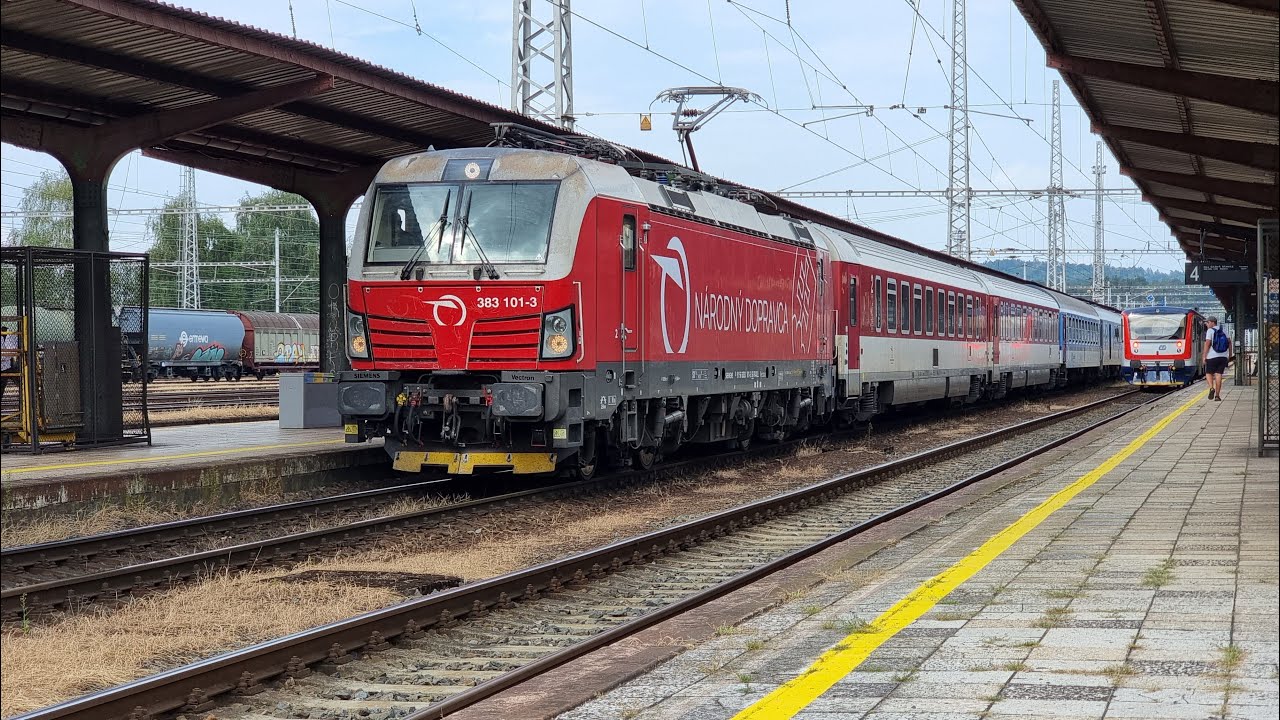 Vlaky - Valašské Meziříčí - červenec a srpen 2024