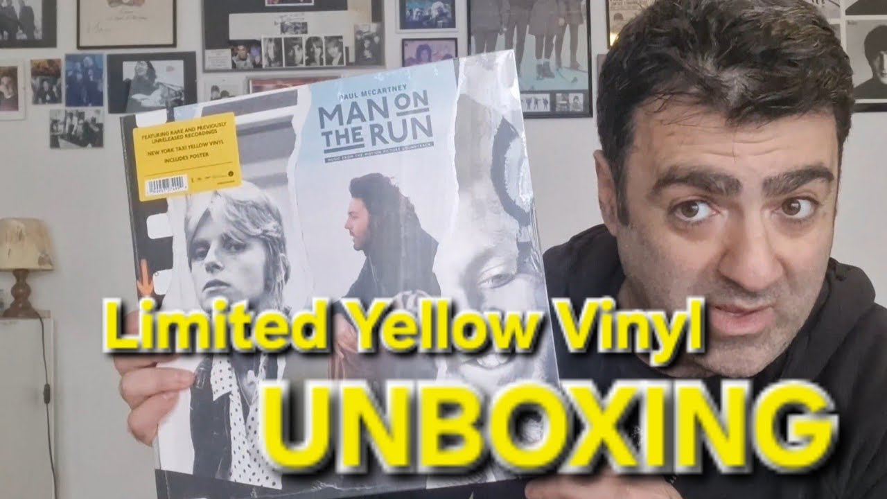 UNBOXING: Paul McCartney & Wings - Man on the Rund Yellow Vinyl. 