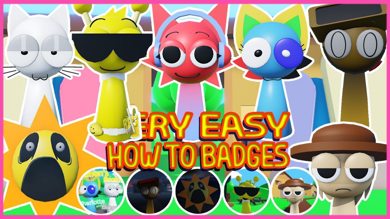 Roblox (SUMMER) New Gamepass + secret And How to get  4  NEW BADGES in 3D SPRUNKI RP AND ANIMATIONS