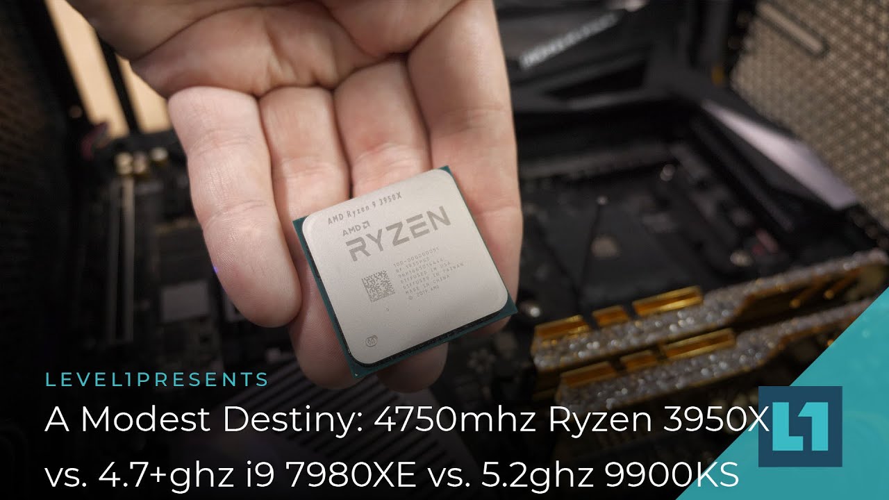 4750mhz Ryzen 9 3950X vs 5.2ghz 9900ks vs 4.7+ghz 7980XE : A Modest Destiny? :D