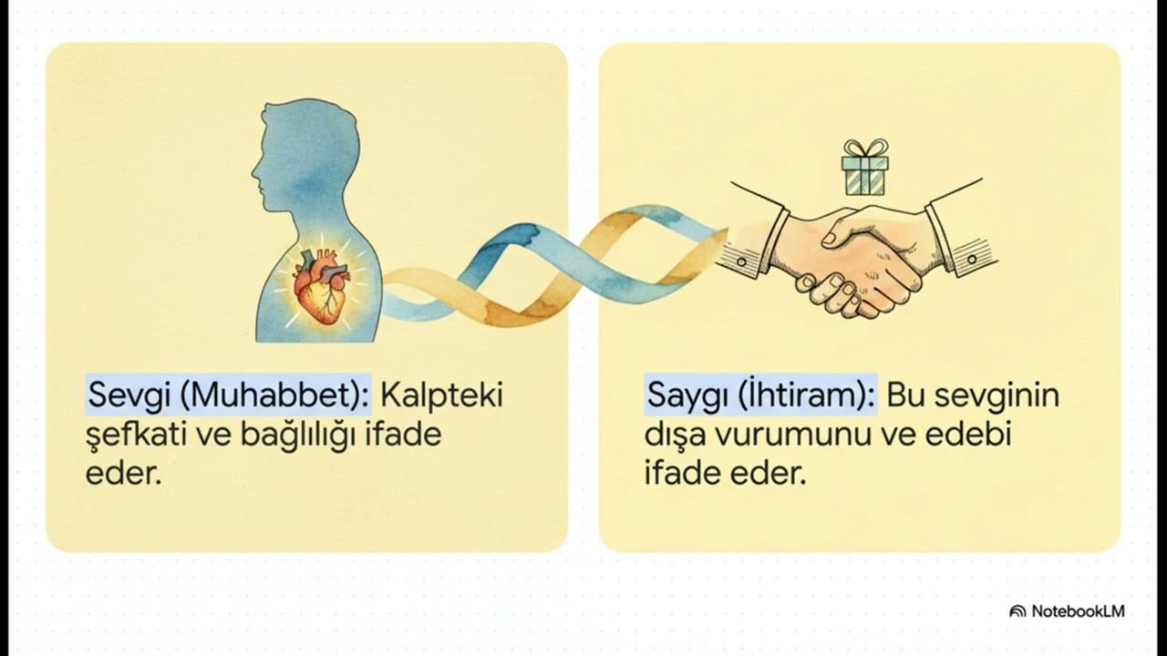 SEVGİ VE SAYGI ADABI/Adab-ı Muaşeret Dersleri
