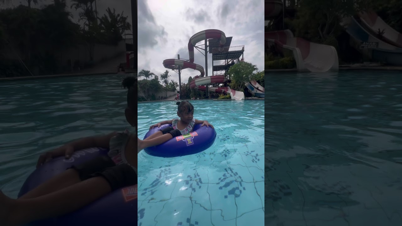TOLONG! GAWAT RICHIKA DITINGGAL DI TENGAH KOLAM #kolamrenang #richika #anakanak #youtubeshorts