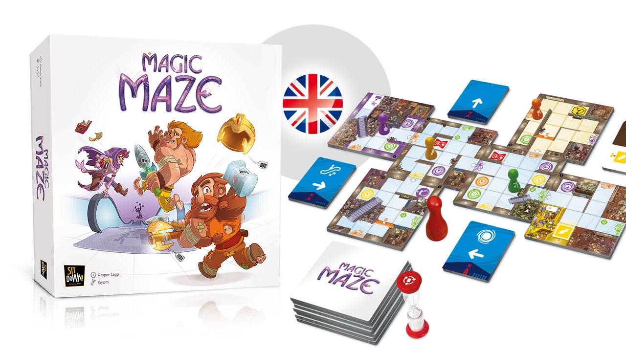 Magic Maze boardgame, ENGLISH short explanation