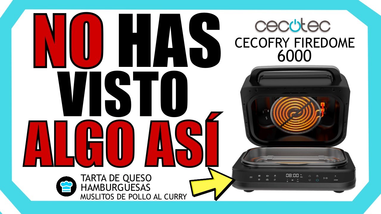 🧀 Probamos la CECOFRY FIREDOME 6000 🍔 ¡Esta AIRFRYER MULTIFUNCIÓN ES LO MÁS! | Review y opiniones