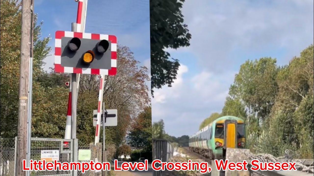 Skipping alarms at Littlehampton (Lyminster) Level Crossing, West Sussex 