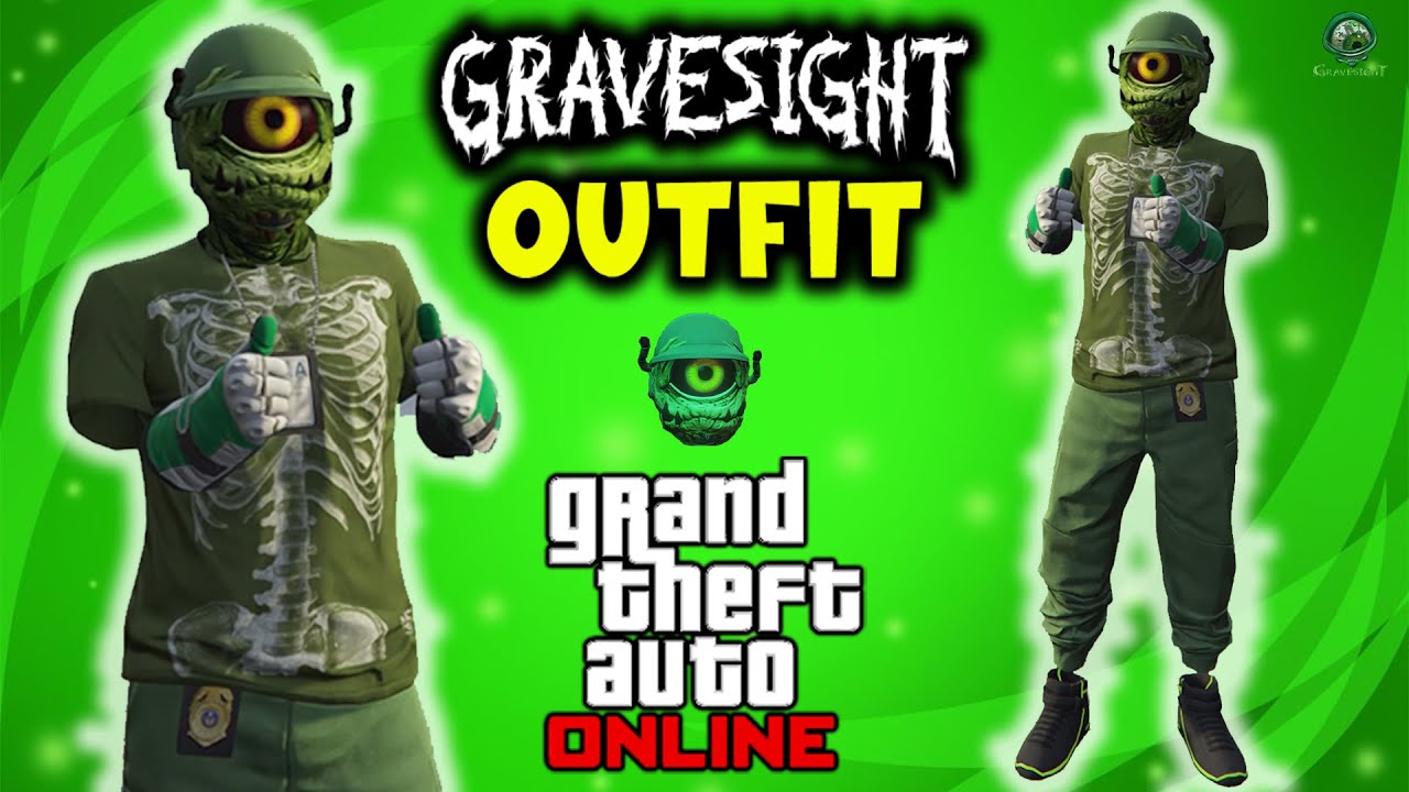 Как сделать 👽 GRAVESIGHT Green Alien Modified Костюм – GTA Online