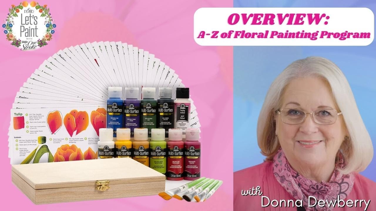 Craft Break: A-Z of Floral Painting Program Overview