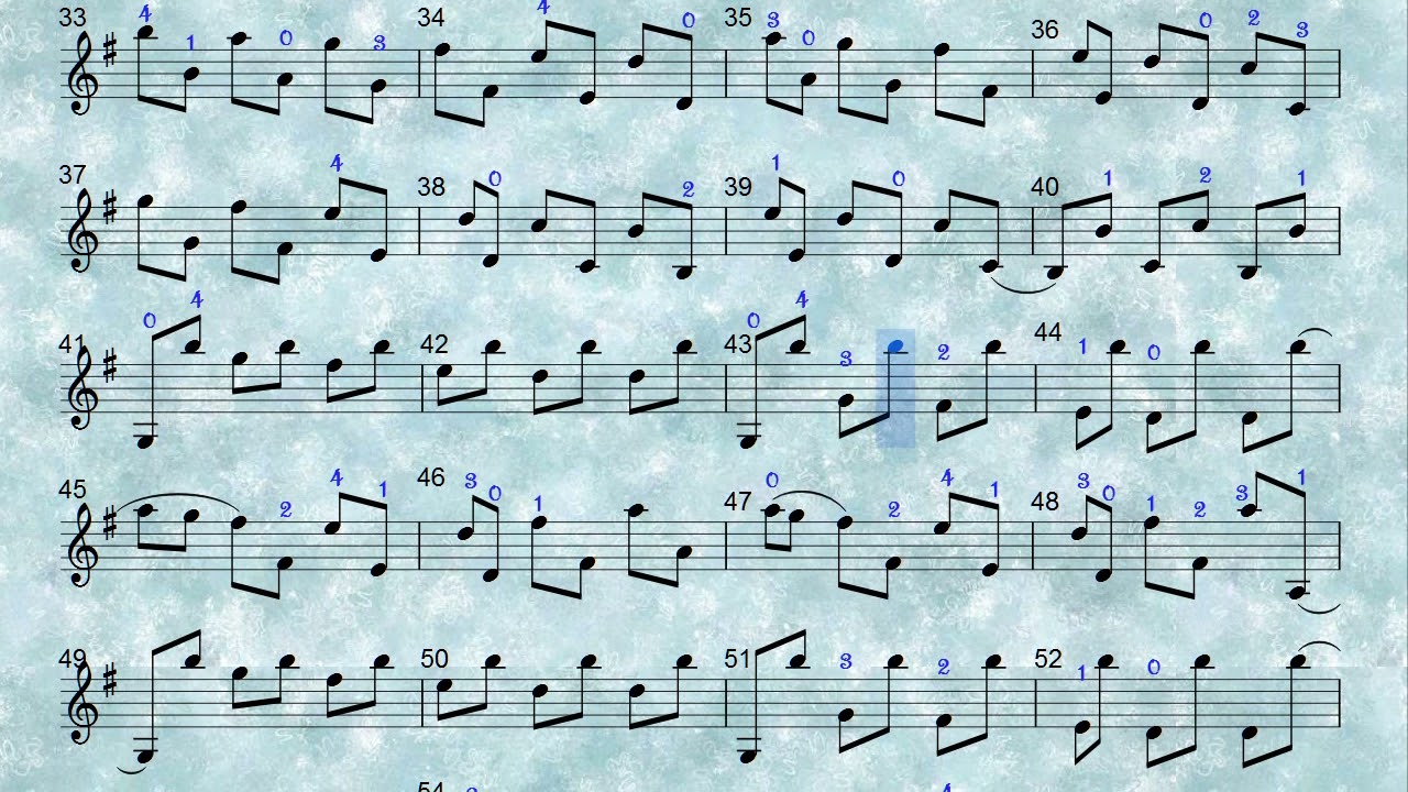 Wohlfahrt Op 45 Violin Etude no 27 tempo=80