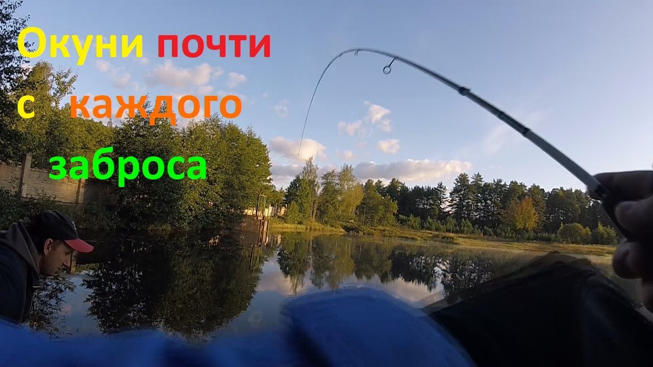 Ловля окуня на ультралайт в сентябре!