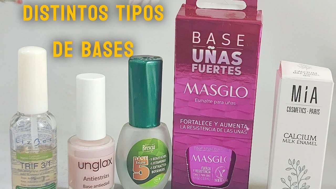 Distintos tipos de bases para uñas | ¿Cual es la mejor para tí?