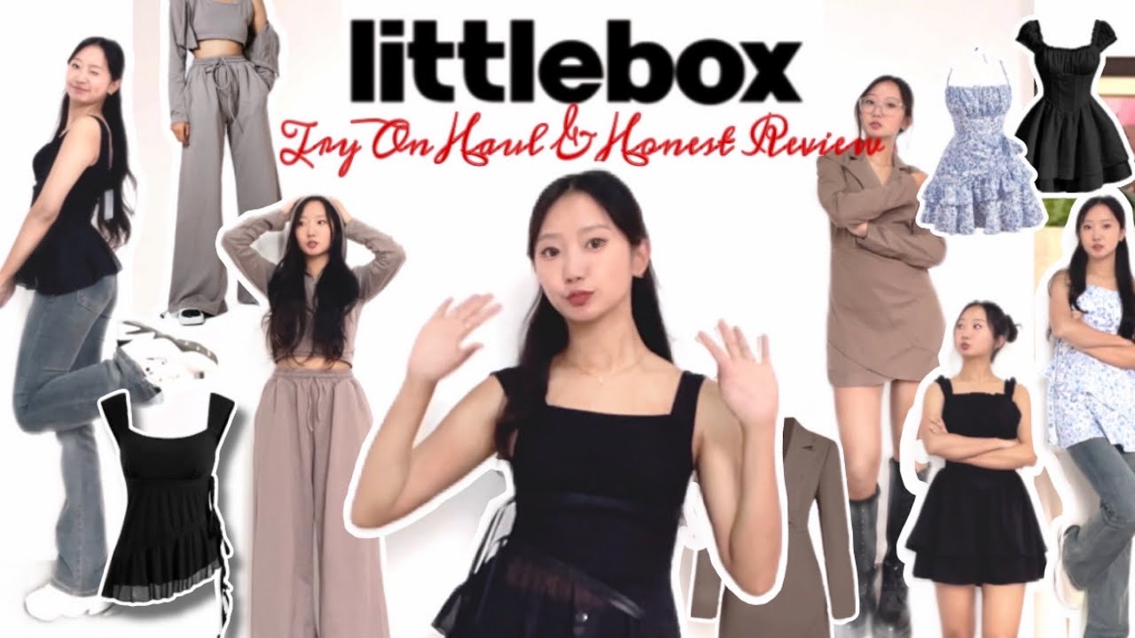 Littlebox Try-On Haul 🛍️ | Honest Reviews | aesthetic 🎀 pinterest finds ✨