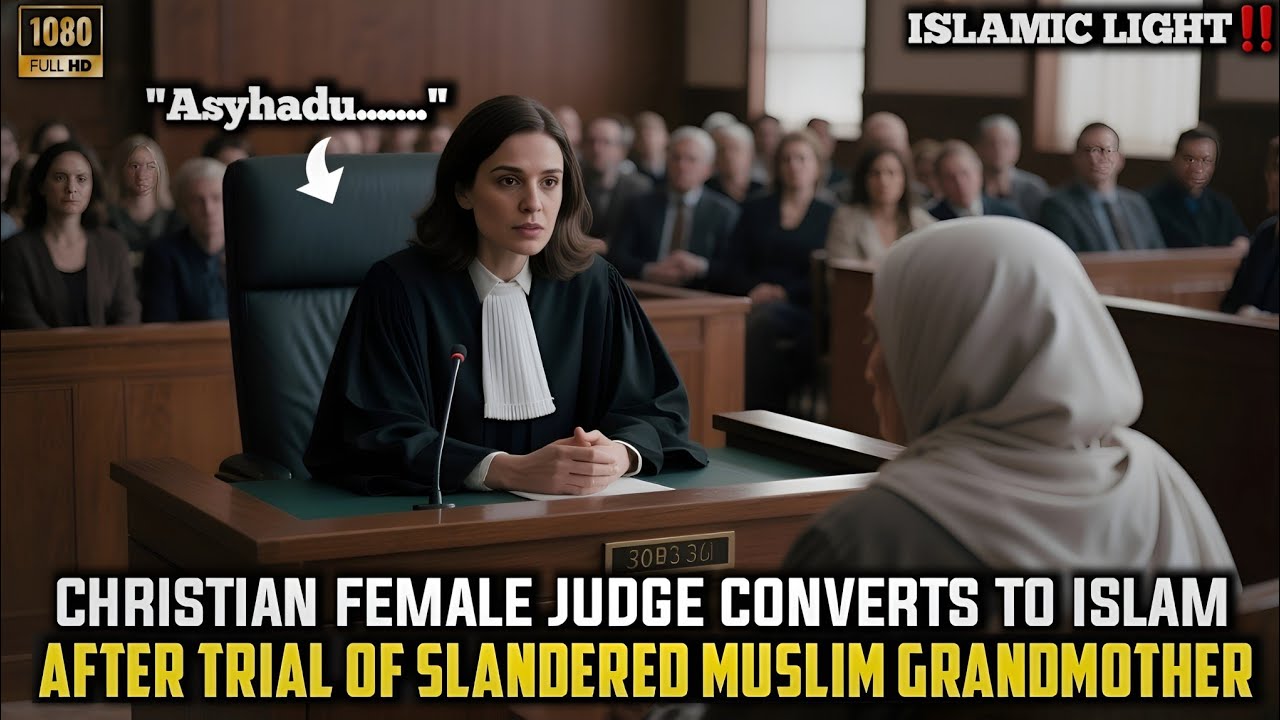 Christian female judge converts to Islam after trial, here's why!