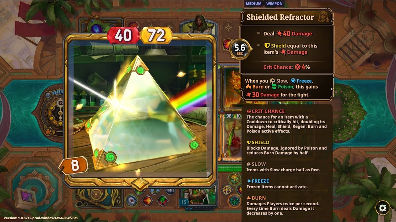 Shielded Refractor Build With Mak - The Bazaar Gameplay