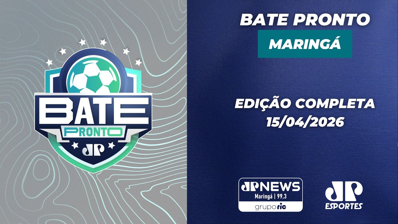 BATE PRONTO MARING&Aacute; 15/04/26 | JP News 99.3