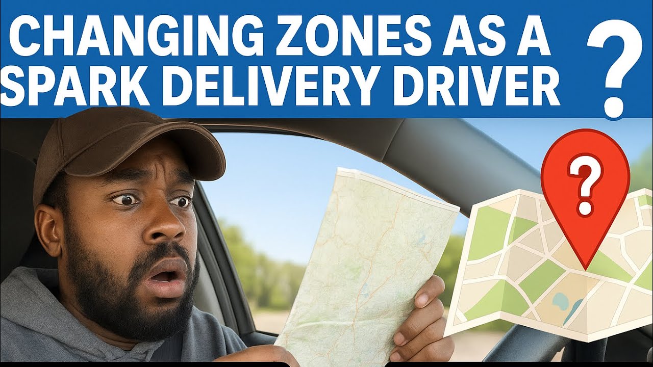 Changing Zones as a Spark Delivery Driver | My Experience 