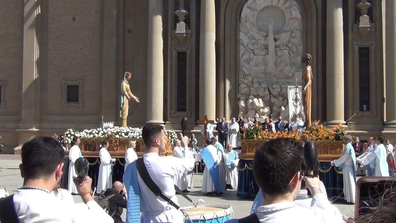 40 Domingo de Resurrección - Procesión del Encuentro Glorioso - Semana Santa de Zaragoza 2022