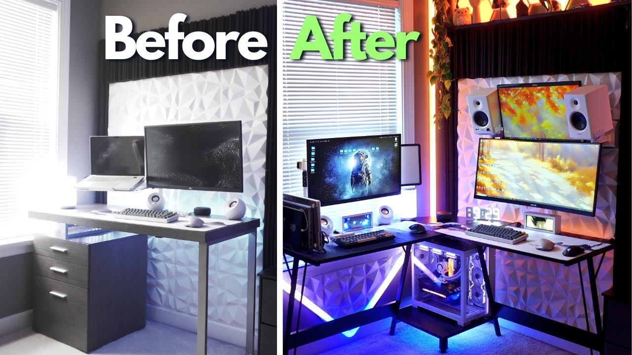 Upgraded My Bedroom With a Corner Desk Setup and Here's the Result
