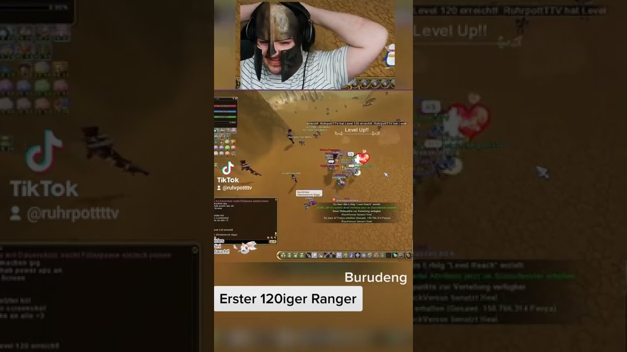 Flyff Universe erster Ranger 120 auf Burudeng