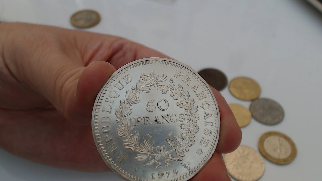 Old Pre-Euro FRENCH coins  50 Franc coin.......