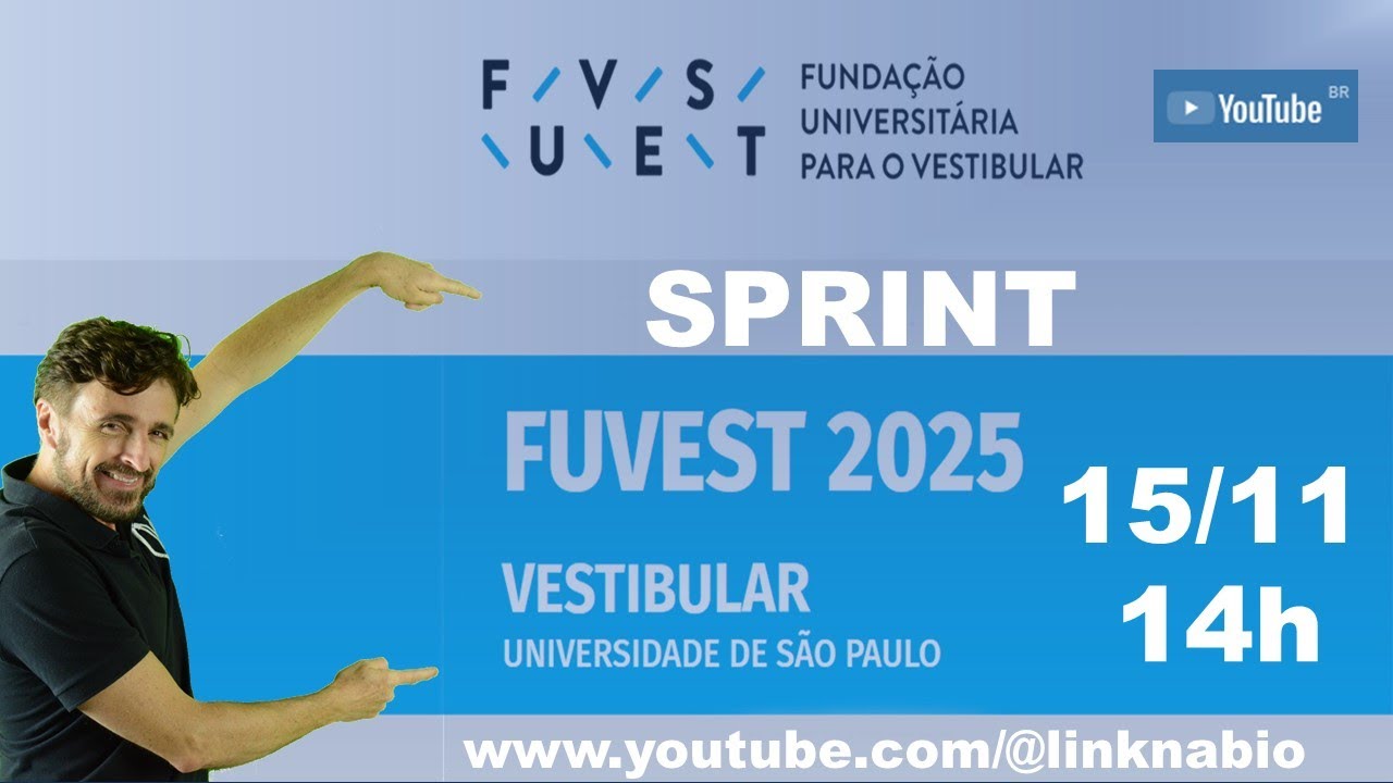 SPRINT FUVEST 2025 - REVISÃO PARA  PROVA DE BIOLOGIA - Professor Marcio Léo.