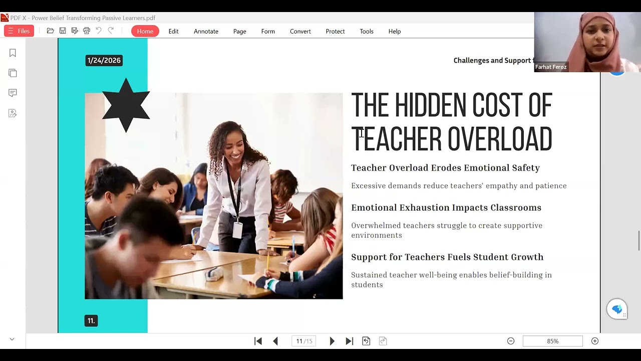 The power of belief: Turning passive learners into active achievers - By Farhat Feroz