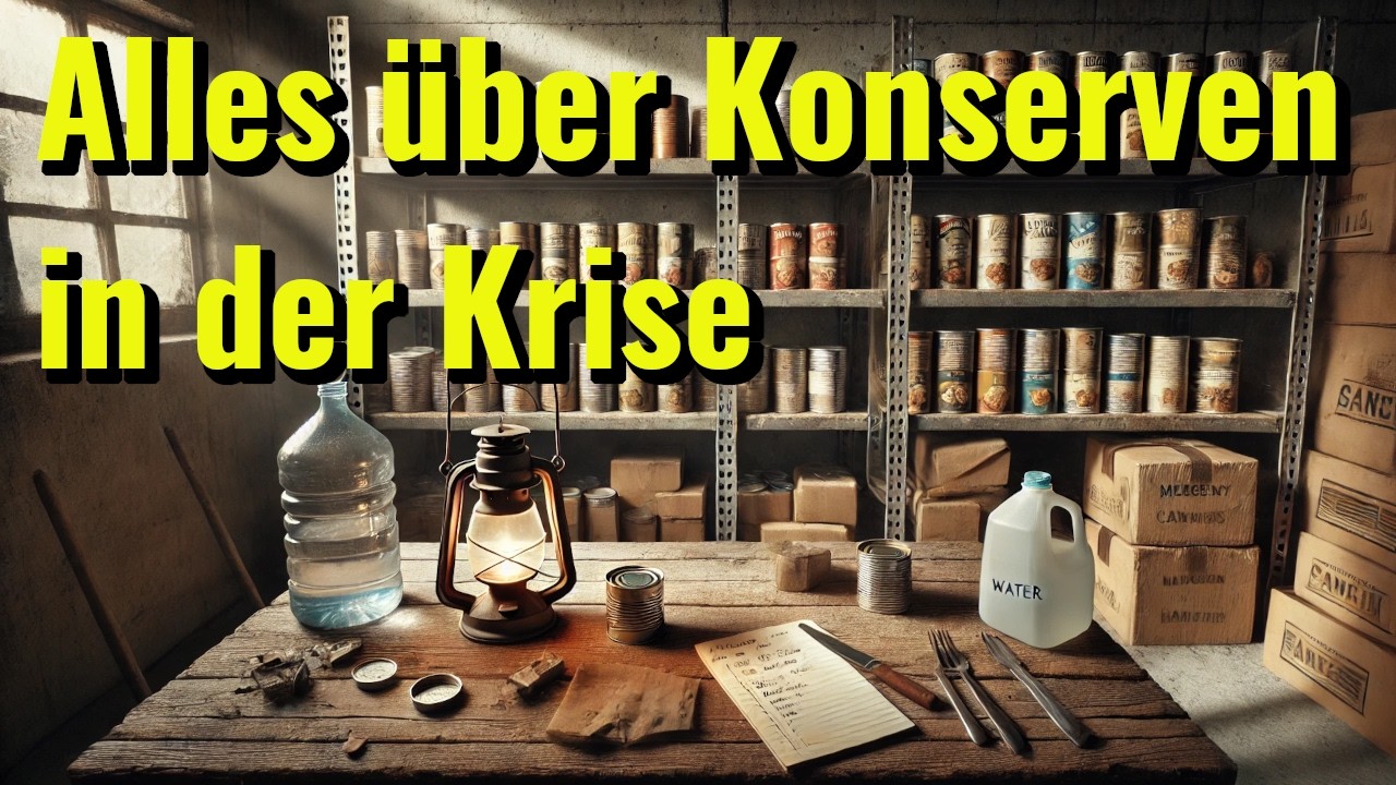 Eignen sich Konserven für Krisen? 40 Konserven die wir lagern. #blackout #krisenvorsorge #prepper