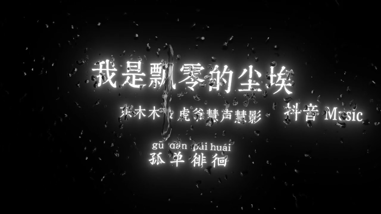 东木木 & 虎爷慧声慧影 - 我是飘零的尘埃 (大合唱版)『我是飘零的尘埃，生来就随风而来，万丈红尘俗世，没有一寸为我存在。』🎧高质音乐｜拼音动态歌词｜抖音最火｜抖音｜TikTok