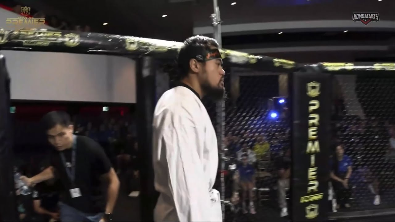 Pete Bautista entrance to cage 