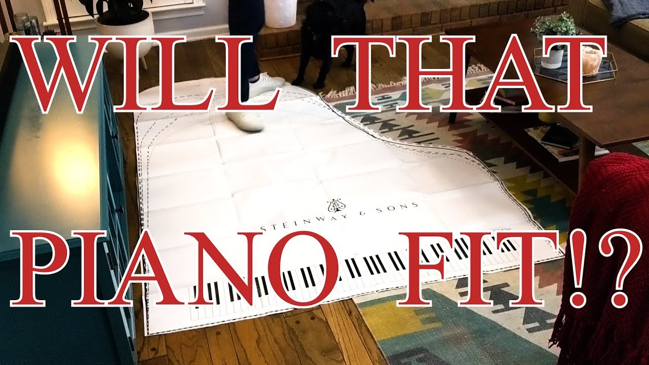 WILL THAT PIANO FIT!?  Using a floor pattern to decide what size piano is best for your space.