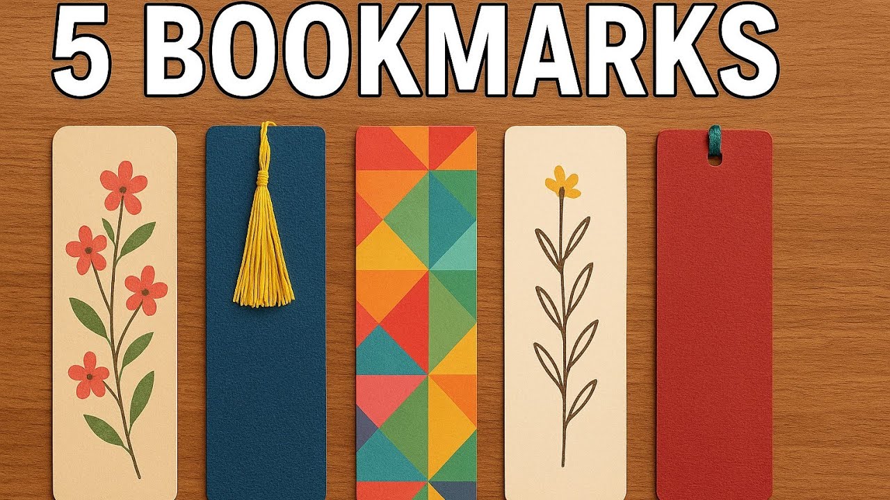 5 Aesthetic Bookmarks You’ll Fall in Love With ✨