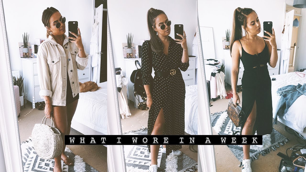 WHAT I WORE IN A WEEK | Hello October