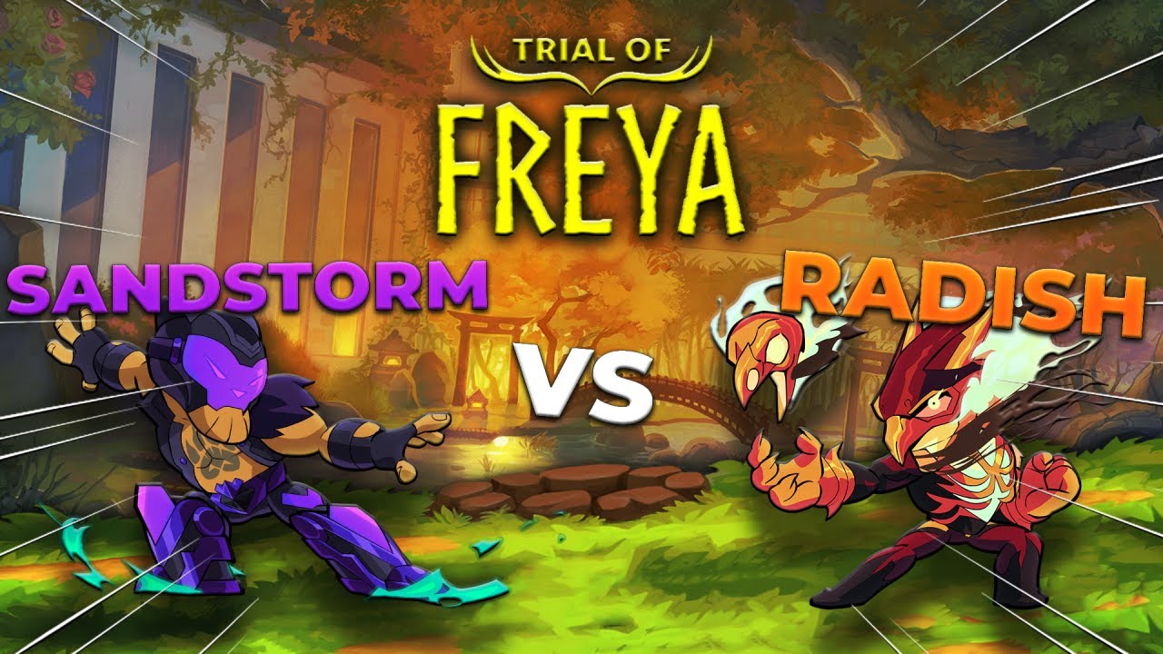 Sandstorm VS. Raydish, Losers Final | Brawlhalla Trial of Freya